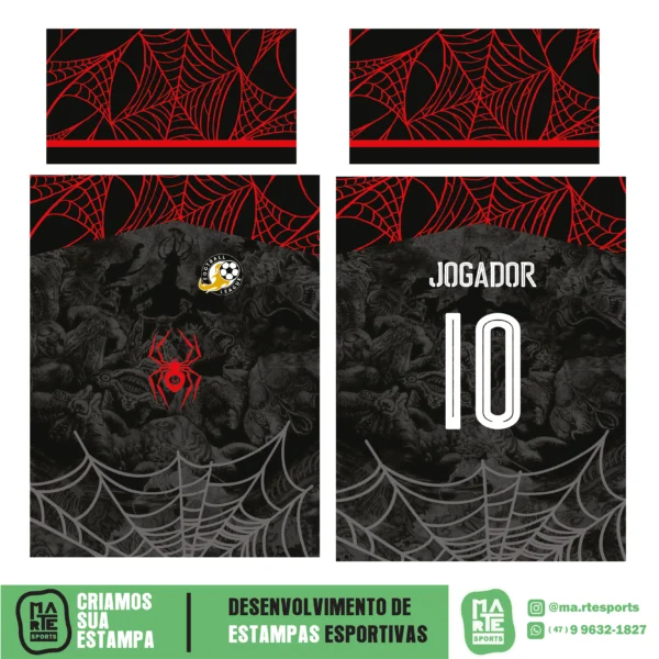 Estampa Aranha teia