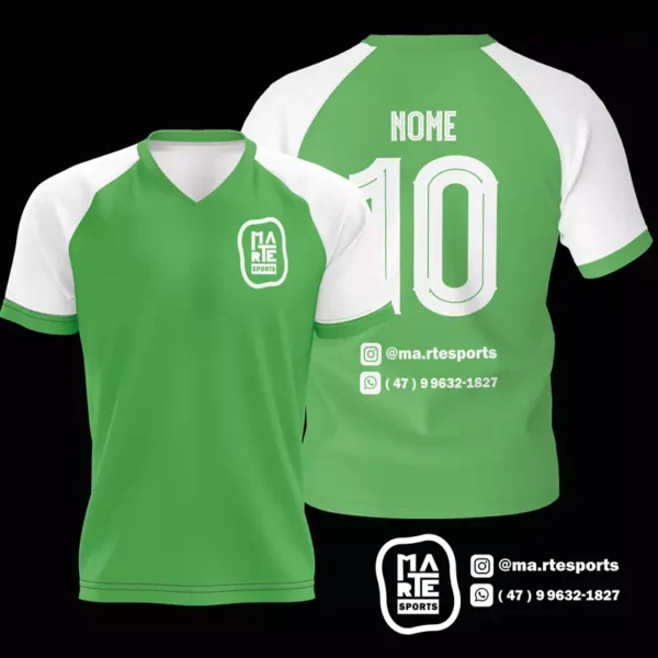 Mockup Camisa gola v raglan