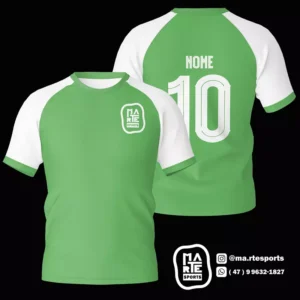 Mockup Camisa gola redonda raglan