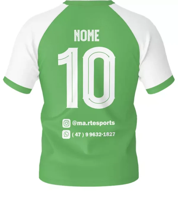 Mockup Costas Camisa gola v, raglan