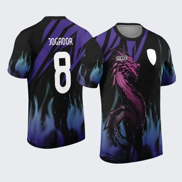 dragão fogo roxo