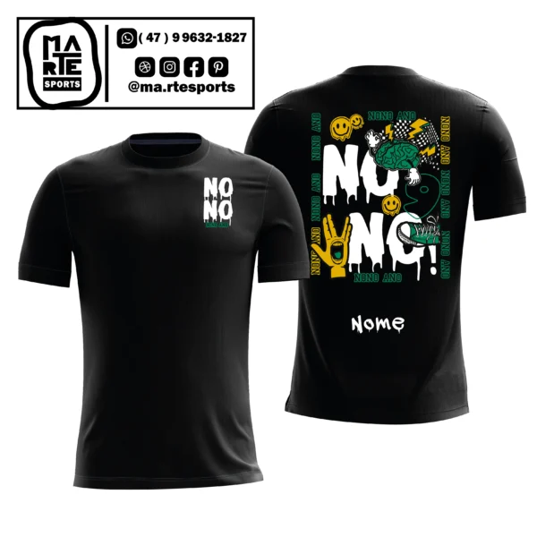 Arte Estampa Camisa Nono Ano Grafite Cérebro Emoji