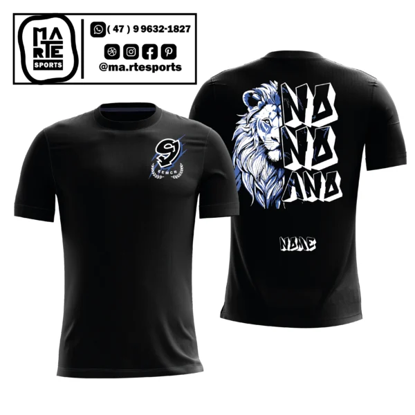 Arte Estampa Camisa Nono Ano Leão Raio