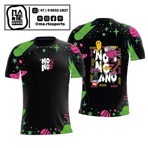 Arte Estampa Camisa Nono Ano Mundo e Livros Alien