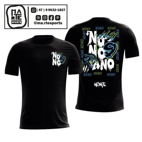 Arte Estampa Camisa Nono Ano Onça Tigre Pantera
