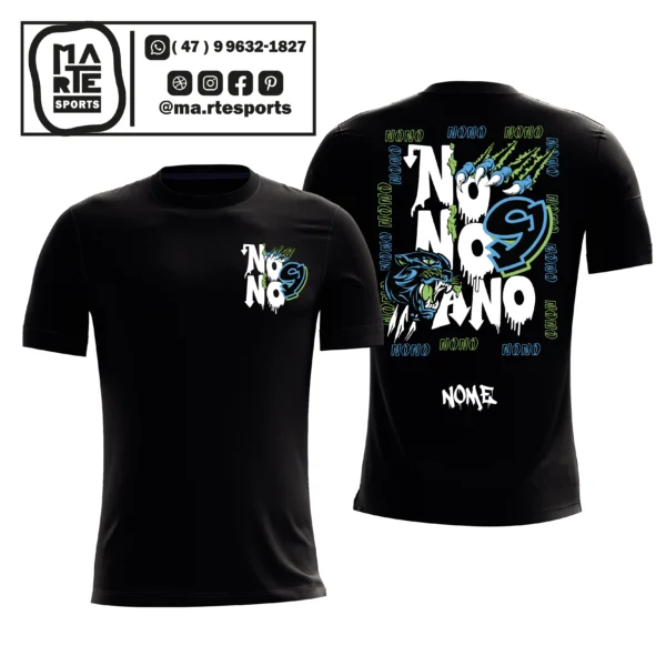 Arte Estampa Camisa Nono Ano Onça Tigre Pantera
