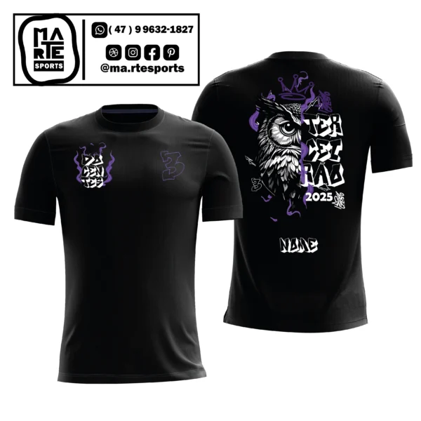 Arte Estampa Camisa Terceirão Docentes Coruja
