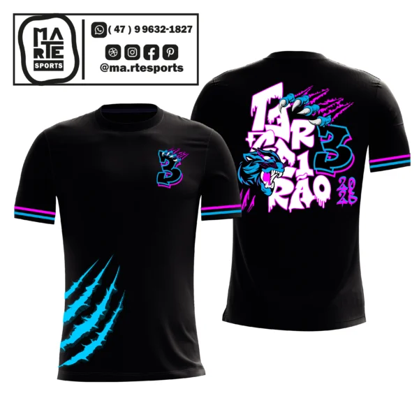 Arte Estampa Camisa Terceirão Pantera Negra Tigre Onça