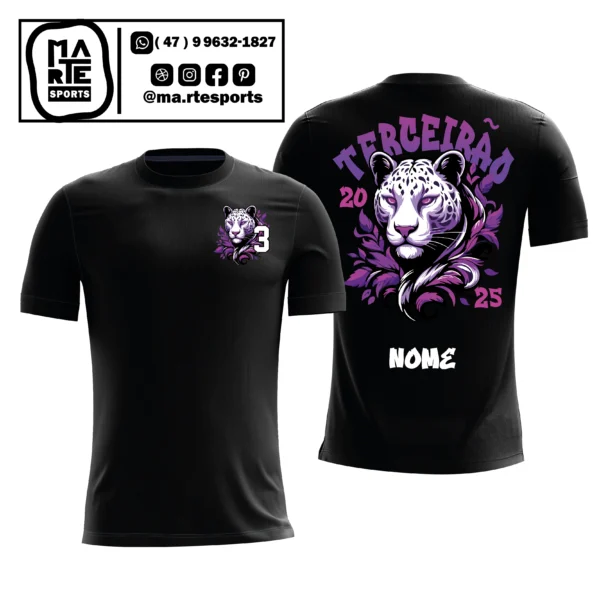 Arte Estampa Camisa Terceirão Pantera Roxa