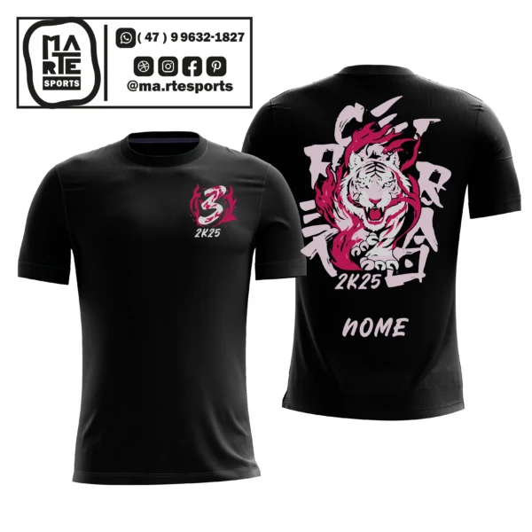 Arte Estampa Camisa Terceirão Tigre Japa