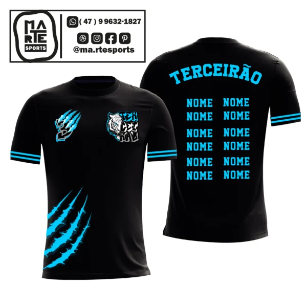 Arte Estampa Camisa Terceirão Tigre Pantera Onça