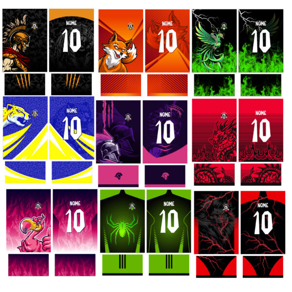 Pac 1.0 Arte Camisa Interclasse 135 Estampas - Imagem 21