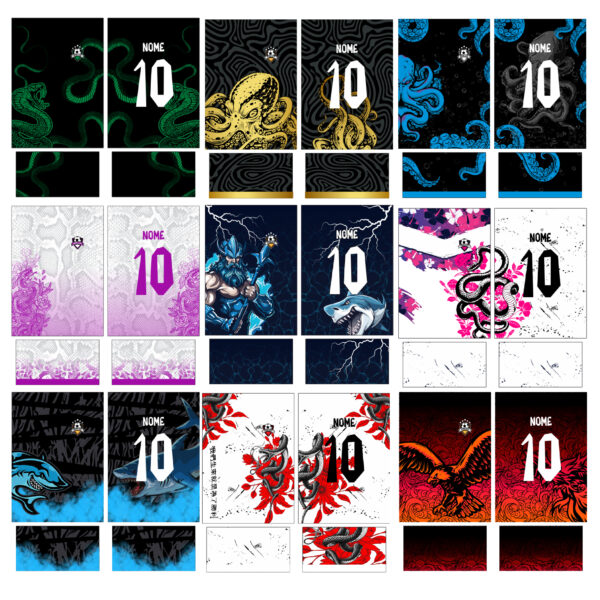 Pac 1.0 Arte Camisa Interclasse 135 Estampas - Imagem 20
