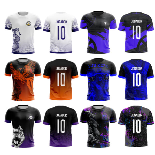 Pac 1.0 Arte Camisa Interclasse 135 Estampas - Imagem 12