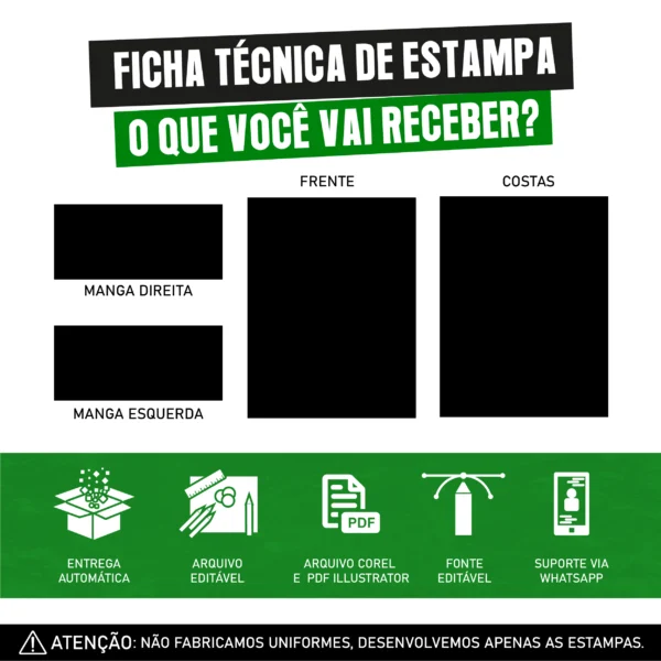 Pac 1.0 Arte Camisa Interclasse 135 Estampas - Imagem 23